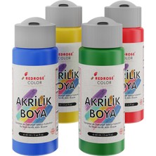 SÜS Ana Renkler Akrilik Boya 4'lü Set 4X60ML
