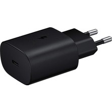 SÜS Teknosepetim Type-C 25W Siyah Hızlı Şarj Adaptörü 11 12 13 14 Pro S23 Ultra Pd Yeni Nesil Hızlı Şarj Usb-C 25W Kafa S22 Ultra,