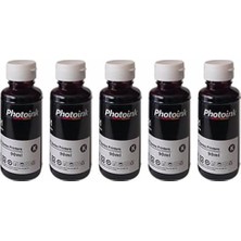 SÜS Photo Ink Hp Smart Tank 500-530-515-615 5 Adet Siyah Mürekkep