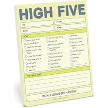 SÜS Nifty Not Defteri: Kontrol Listesi Not Defteri (Pastel Sarısı), 10 x 13 cm