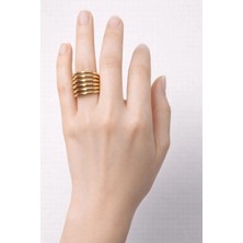 Blue Cat Bijouterie Ayarlanabilir Halka Yüzük