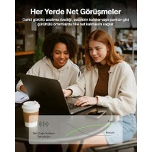 Nisar Store Soundform Anc Kulaklık, Usb-C Bağlantılı, Mikrofonlu Kulakiçi Kulaklıklar, 17, 16, iPad Mini, Galaxy S25, 10, ve Daha Fazlası Için, Siyah