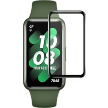 Forzacase Huawei Band 9 ile Uyumlu Çerçeveli Tam Kaplayan 3D Pet Ekran Koruyucu Film - FC016