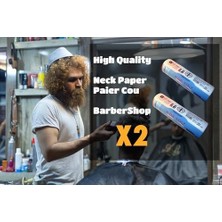 Nisar Store 10 Adet Boyun Kağıdı 5 Adet Başına 2 Rulo Boyun Bandı Tek Kullanımlık Boyun Bandı Kuaför Salonu Için