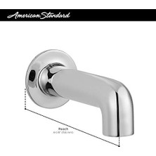 Nisar Store Standard 8888317.243 Studio S Diveter Olmayan 1/2 IPS Küvet Ağzı, Mat Siyah