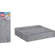 Nisar Store 1 Adet Micro Mikrofiber Cam Bezi | 35X40CM Iz Bırakmayan Parlak Temizlik Bezi (VRP-323)