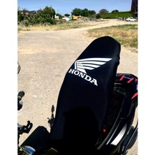 Şimika Honda Siyah Penye Motorsiklet Sele Kılıfı 1.kalite Likrali Penye Yıkanabilir