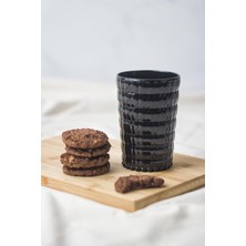 Hng Allegra Siyah Akrilik Bardak | 400 ml Şık ve Dayanıklı Meşrubat & Su Bardağı | Cam Değil, Kırılmaya Dirençli Tekli