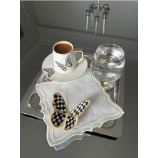 SÜS Kelebek Kabartmali Kokteyl Peçete Tekli