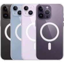 SÜS Psr Aksesuar Magsafe Uyumlu Şeffaf Kılıf – 15 | Sert Pc Embos Kılıf | Kablosuz Şarj Destekli | Darbe Koruyucu, Ultra Ince Tasarım