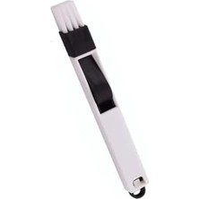 Nisar Store Çok Işlevli Pencere Rayı ve Klavye Temizleme Fırçası – Toz Küreği ile 2'si 1 Arada Mini Temizlik Seti, Oluk, Köşe, Bilgisayar, Pencere Rayı, Klavye Arası Temizliği Için Pratik Fırça Siyah