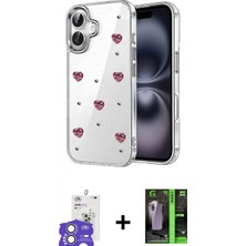 İlk El Grup Ieg™ iPhone 17 Yörünge Form - Şeffaf 360 Full Body Arka Koruyucu + Gümüş Bilvis Titan Kamera Lens