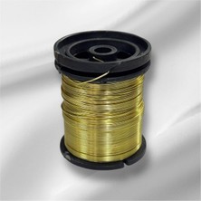 SÜS Filografi 0.80 mm Açık Altın Renkli Tel (30 Gr, 7-8 Metre Arası)