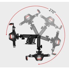 SÜS Araç Içi Torpido Üzeri 360° Dönebilen Tasarım Profesyonel Araç Içi Telefon Tutucu Vantuzlu Model Uyumlu Kullanımı Kolay Güçlü Tutucu Uyumlu Uyumlu Y12-G2 (Y12-G2)