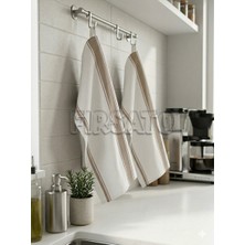 Fırsato Sono Serisi - %100 Pamuklu 2’li Premium Mutfak Kurulama Bezi | Servis Peçetesi Seti (50X70 Cm)