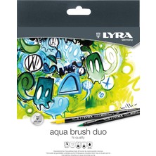 SÜS Lyra Aqua Brush Duo Çizim Kalemi, Askılı Paket 12'li