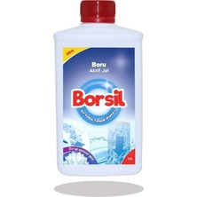 Borsil Boru Aktif Jel 1 LT Lavabo Ve Gider Açıcı Nano Teknoloji Koku Giderici Yoğun Formül
