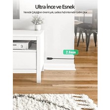 SÜS CAT6A Slim 10GBPS Ethernet Kablosu 1.5 Metre