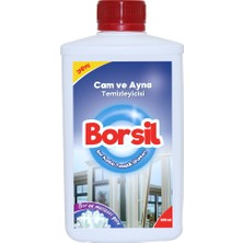 Borsil Cam Ve Ayna Temizleyici 500 ML Nano Teknoloji Parlatıcı