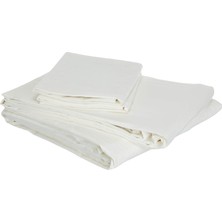 SÜS Diana Düz %100 Pamuk Pamuk Diana Çift Kişilik Nevresim Takımı, Beyaz, Çift Kişilik