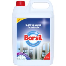 Borsil Cam Ve Ayna Temizleyici 5 LT Nano Teknoloji Parlatıcı