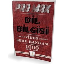 SÜS Promax Dil Bilgisi Tamamı Video Çözümlü Soru Bankası