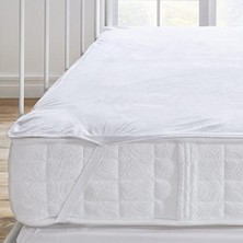 SÜS Bedding Micro Fit Lastikli Alez Tek Kişilik Alez - Beyaz