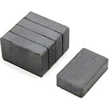SÜS Hdg 5 Adet 40X25X10 Köşeli Ferrit Kömür Seramik Magnet Mıknatıs