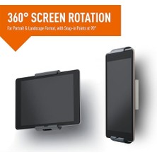 SÜS 893323 Duvar Montajlı Tablet Tutucu, Gümüş/