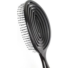 SÜS Pro Üç Boyutlu Oval Saç Fırçası-03 Siyah 1 Paket(1 x 1 Adet)