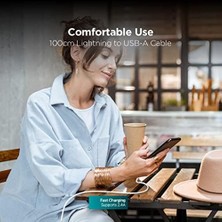 SÜS Lightning 100CM Şarj Kablosu- Beyaz (2DK7508B)