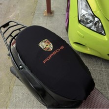 Şimika Porshe Siyah Penye Motorsiklet Sele Kılıfı 1.kalite Likrali Penye Yıkanabilir