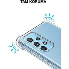 SÜS Galaxy A51 Şeffaf Airbag Antishock Köşe Korumalı Silikon Kılıf