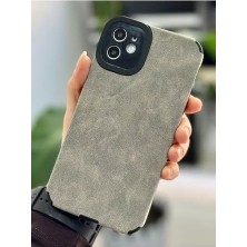 SÜS 11 ile Uyumlu Alcantara Tasarımlı Esnek Silikon Kılıf