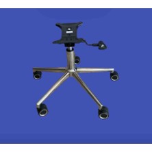 Sandofis Makam Koltuğu Ayağı Çap 64 Tek Kol Mekanizma Krom Pistonlu