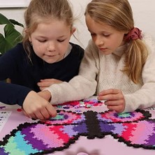 SÜS Plus Plus 9603915 Dahiyane Yapı Oyuncağı, Kelebek Yapboz, Yaratıcı Yapı Taşları, 800 Parça, Çok Renkli, Mini