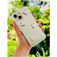 SÜS 14 Plus - 15 Plus ile Uyumlu Aynalı Tasarımlı Kenarları Silikon Kılıf