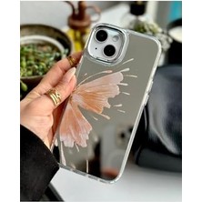 SÜS 13-14 - 15 Uyumlu Aynalı Kelebek Model Silikon Kılıf - Goldkelebek