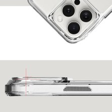 SÜS 16 Pro Max Ile Uyumlu Kılıf Redclick Kablosuz Şarj Özellikli T-Max Kapak