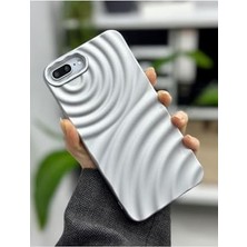 SÜS 7 Plus ve 8 Plus ile Uyumlu 3D Kabartma Mat Silikon Kılıf