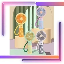 SÜS Şarjlı Mini Vantilatör Deri Anahtarlıklı