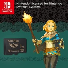 SÜS Microsdxc Uhs-I Hafıza Kartı, Switch Zelda Edition 1 Tb (U3, 10, 100 Mb/s Aktarım, Oyunlar Için Daha Fazla Yer)