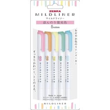 SÜS Zebra Mildliner Işaretleme Kalemi 5c-N Set