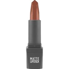 SÜS Yoğun Renk Veren Uzun Süre Kalıcı Nemlendirici Kadifemsi Mat Ruj - Matte Lipstick 403 Caramel Nude