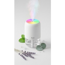 H20 Taşınabilir Mini USB Hava Nemlendirici - Araç, Ofis ve Bebek Odası Için Sessiz Buhar Üfleyici
