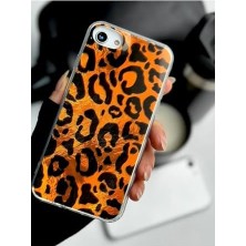 SÜS 7-8 - Se 2020 Leopar Renk Geçişli Esnek Silikon Kılıf - Leopar