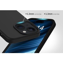 SÜS 15 Uyumlu Içi Kadife Lansman Silicone Kılıf Şok Emici Full Kasa Koruma Sağlayan Kılıf Siyah