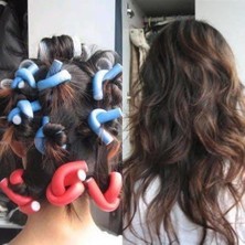 SÜS Croc 1241 Sosis Bigudi 5li Pembe BOY:22CM Çap:1.2cm