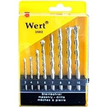 SÜS W 3502, Matkap Ucu Seti (8 Parça), Gri, Sarı