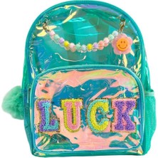 NW NessiWorld Vest Nakış Sırt Çantası Şeffaf Turkuaz